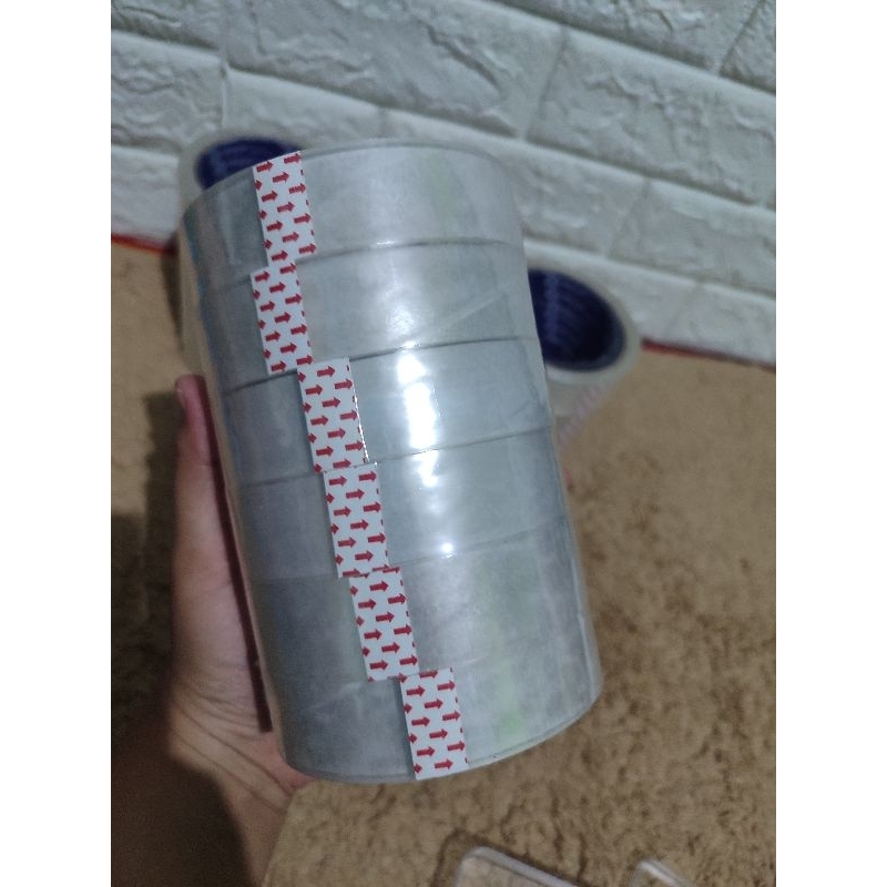 

Lakban Bening 24mm 72 yard Isolasi Bening