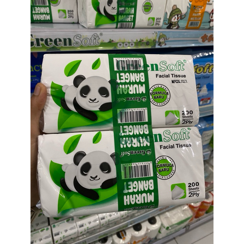 GreenSoft Tissue Facial Soft Panda