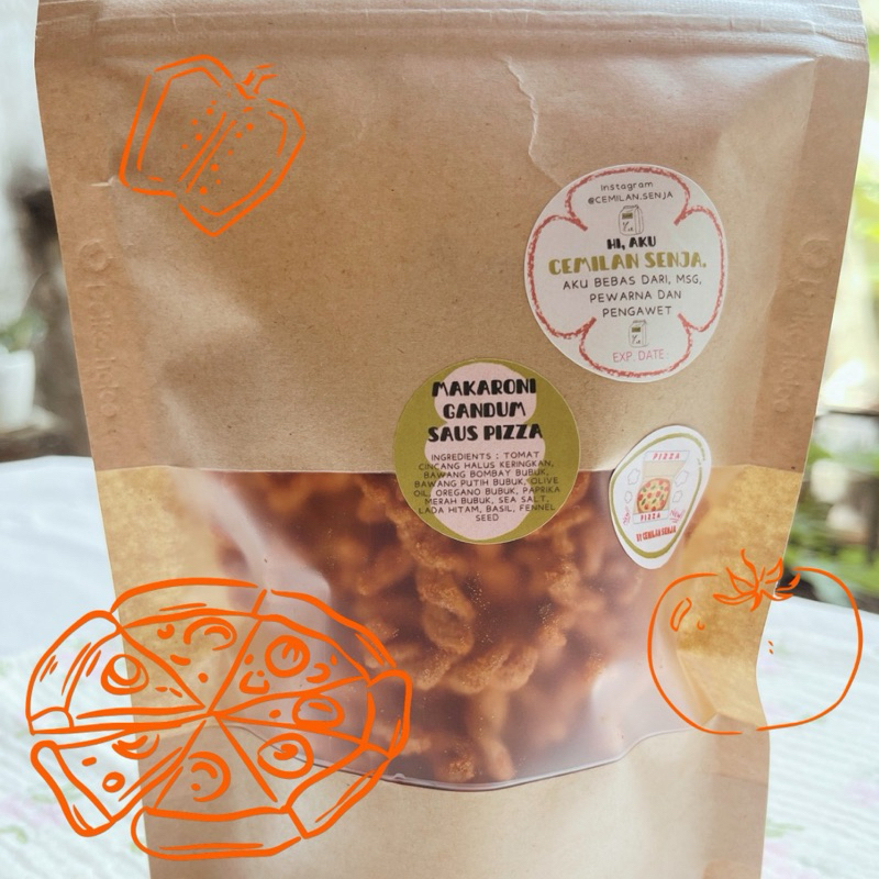 

((NEW VARIANT)) MAKARONI GANDUM SAUS PIZZA CEMILAN SENJA