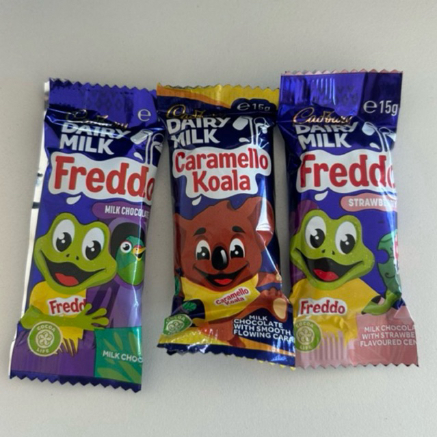 

dairy milk freddo & caramello koala