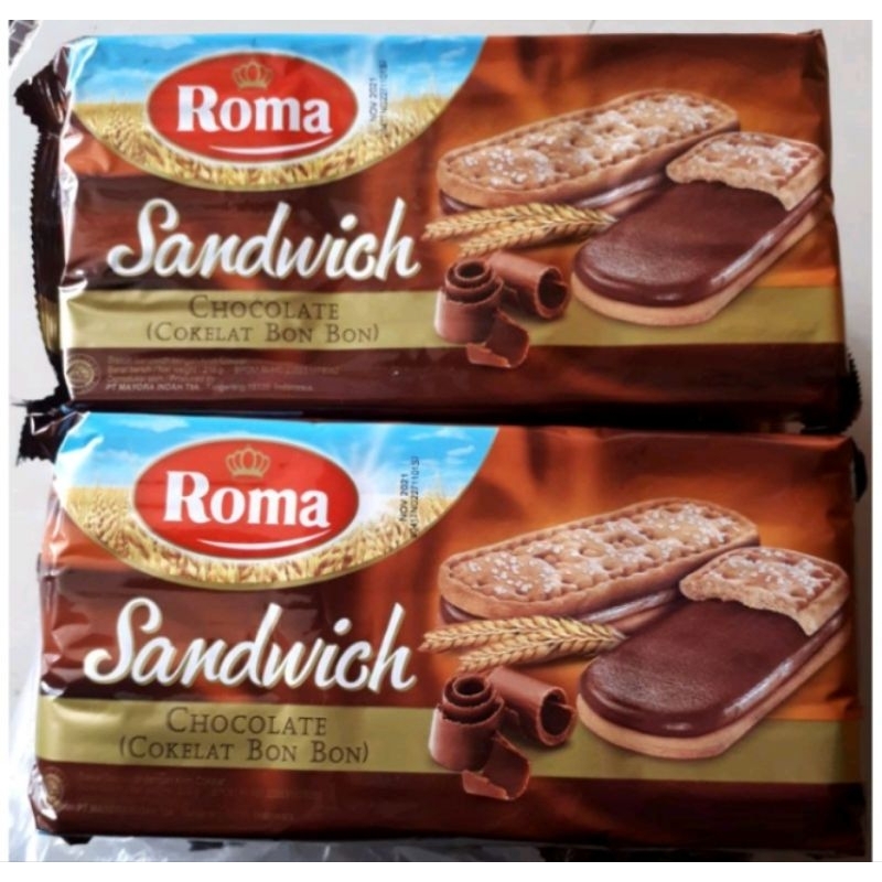 

Roma Sandwich Coklat 216gr