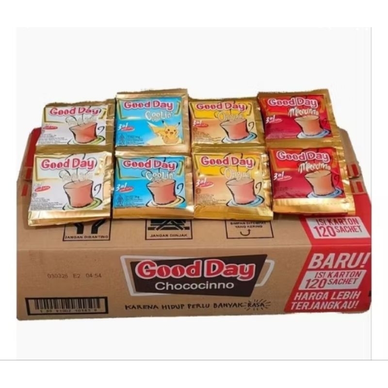 

ALL VARIAN RASA KOPI GOOD DAY 10s [1KARTON]