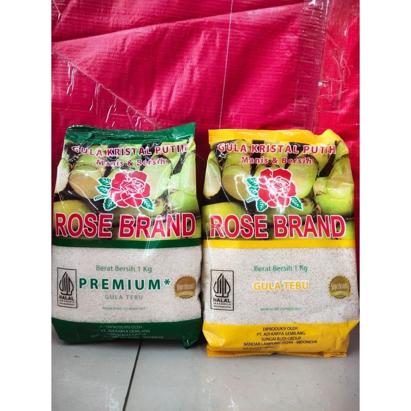 

Rose Brand Gula pasir 1kilo Kuning/Hijau Murah