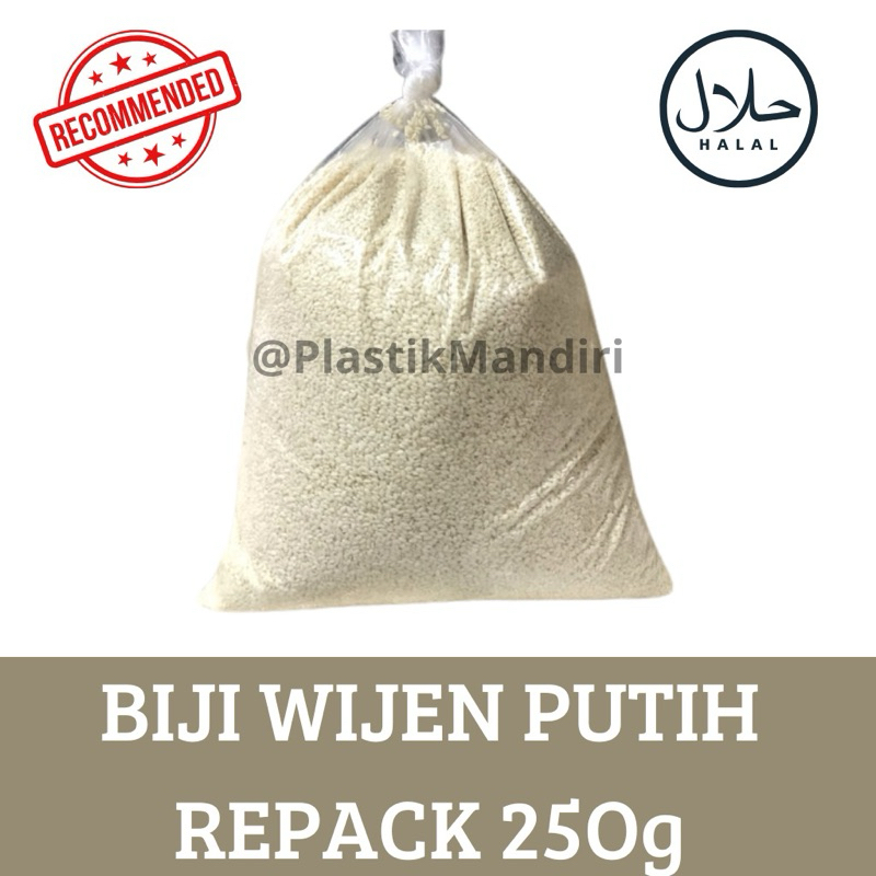 

Biji Wijen Putih Repack 250g, 500g & 1Kg