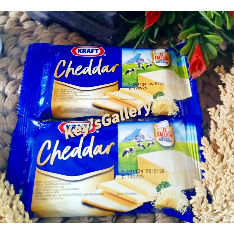 

Keju Kraft Cheddar 70gr
