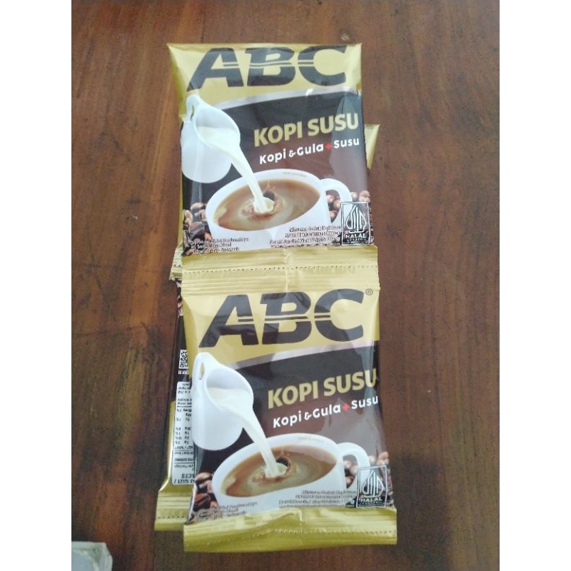 

Kopi ABC SUSU [1renceng 10 sachet]