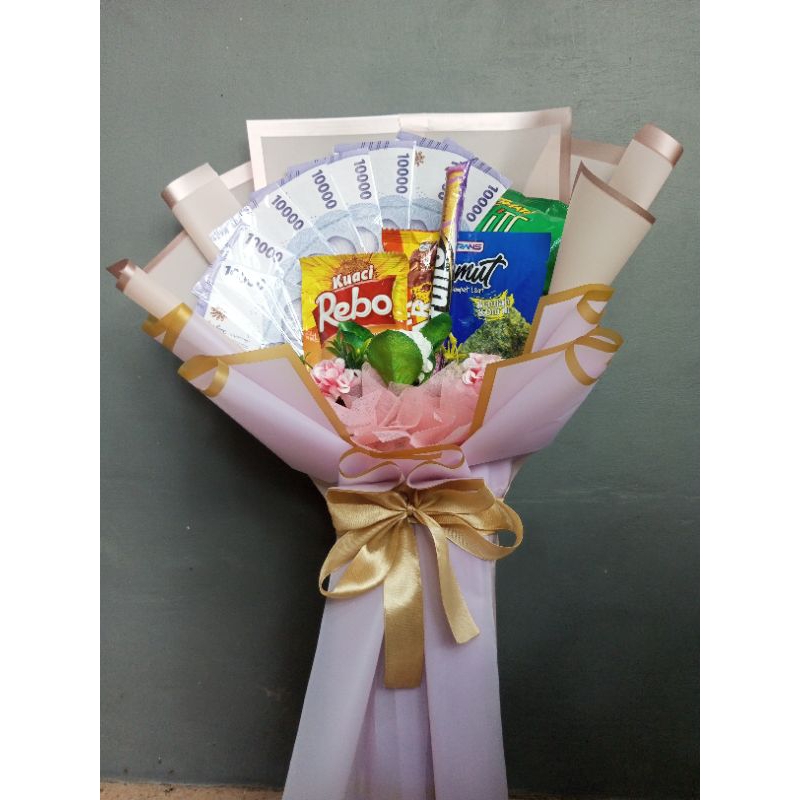

BUKET UANG MIX SNACK