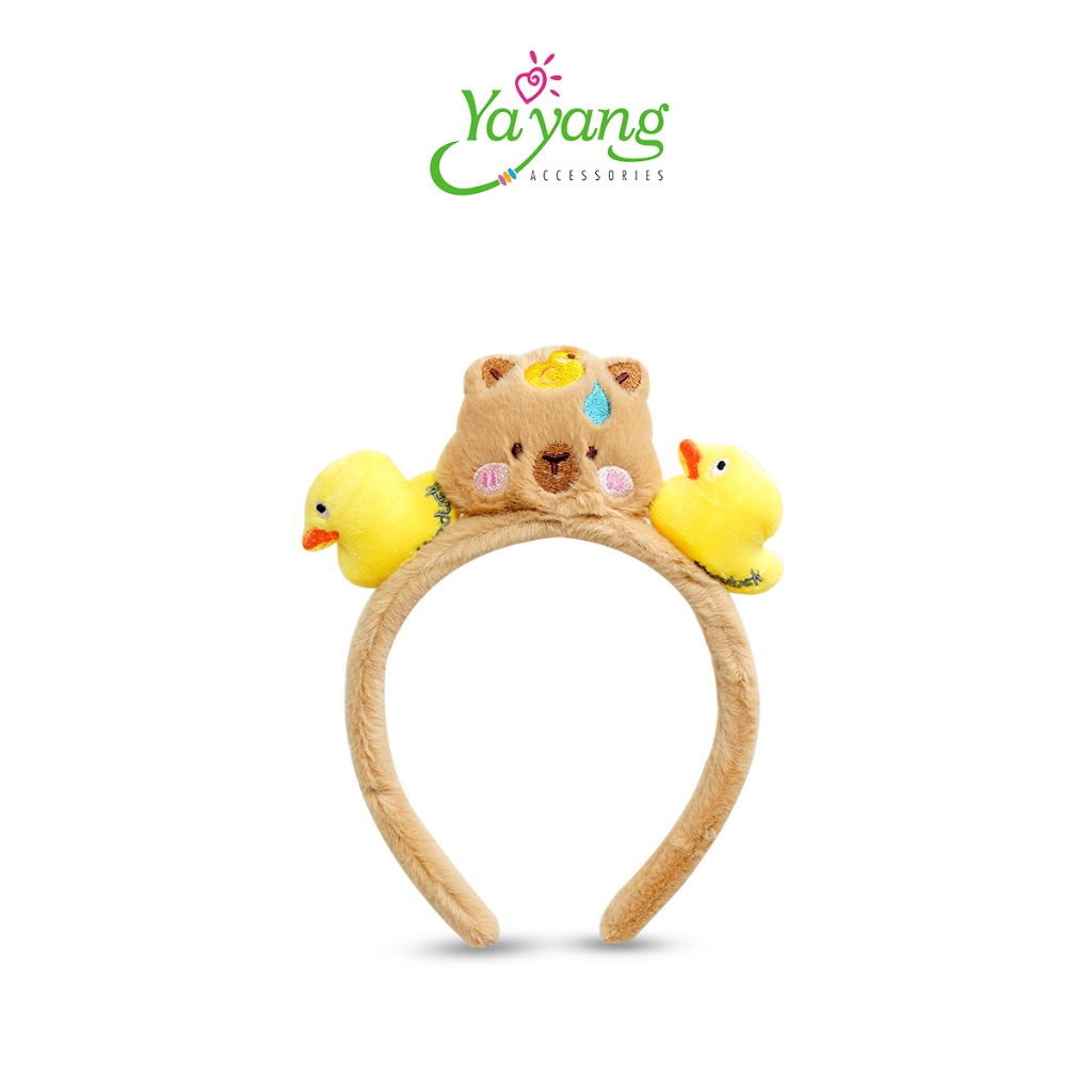 Yayang Bando Bandana Karakter Capybara Lucu - Aksesoris Fashion Rambut Anak - NAN0220