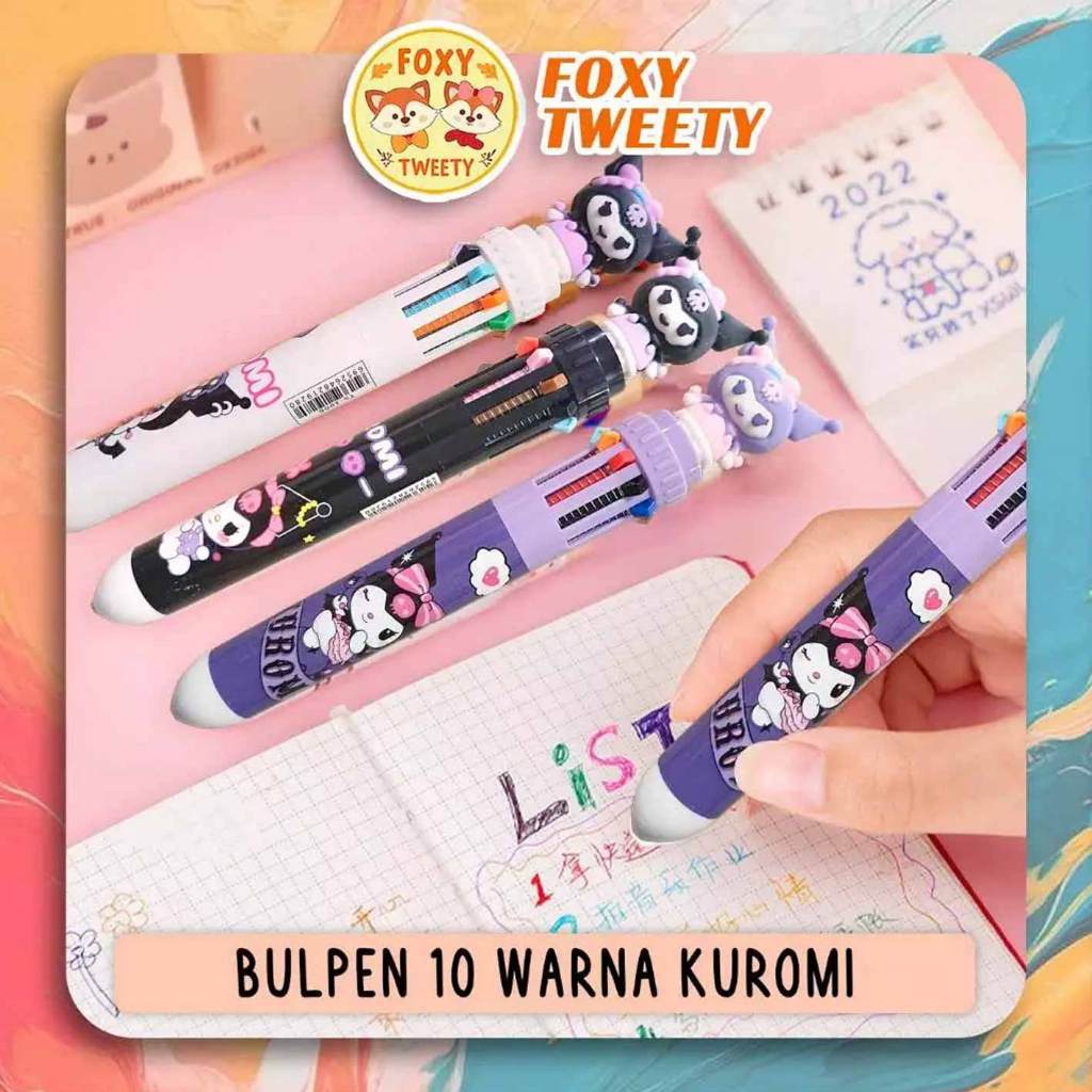 

(Live) Bulpoin 10 Warna Karakter Kuromi Lucu - TS 1006