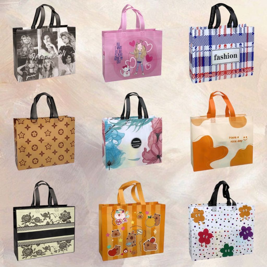 

Tas Belanja SPUNBOND LAMINASI | Goodie Bag | Tas Hampers | Tas Hadiah Ultah | Tas Souvenir | Tas Kado