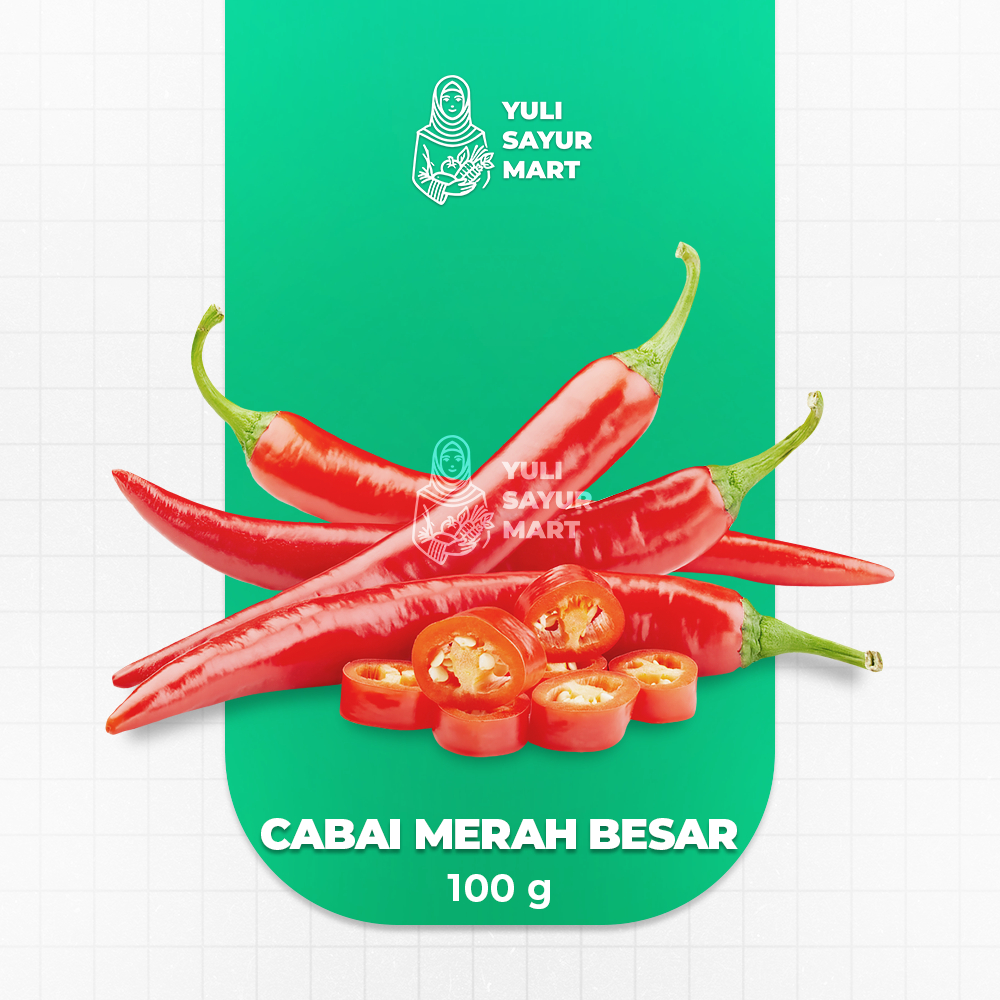 

Cabai Merah Besar 100g - Yuli Sayur Mart