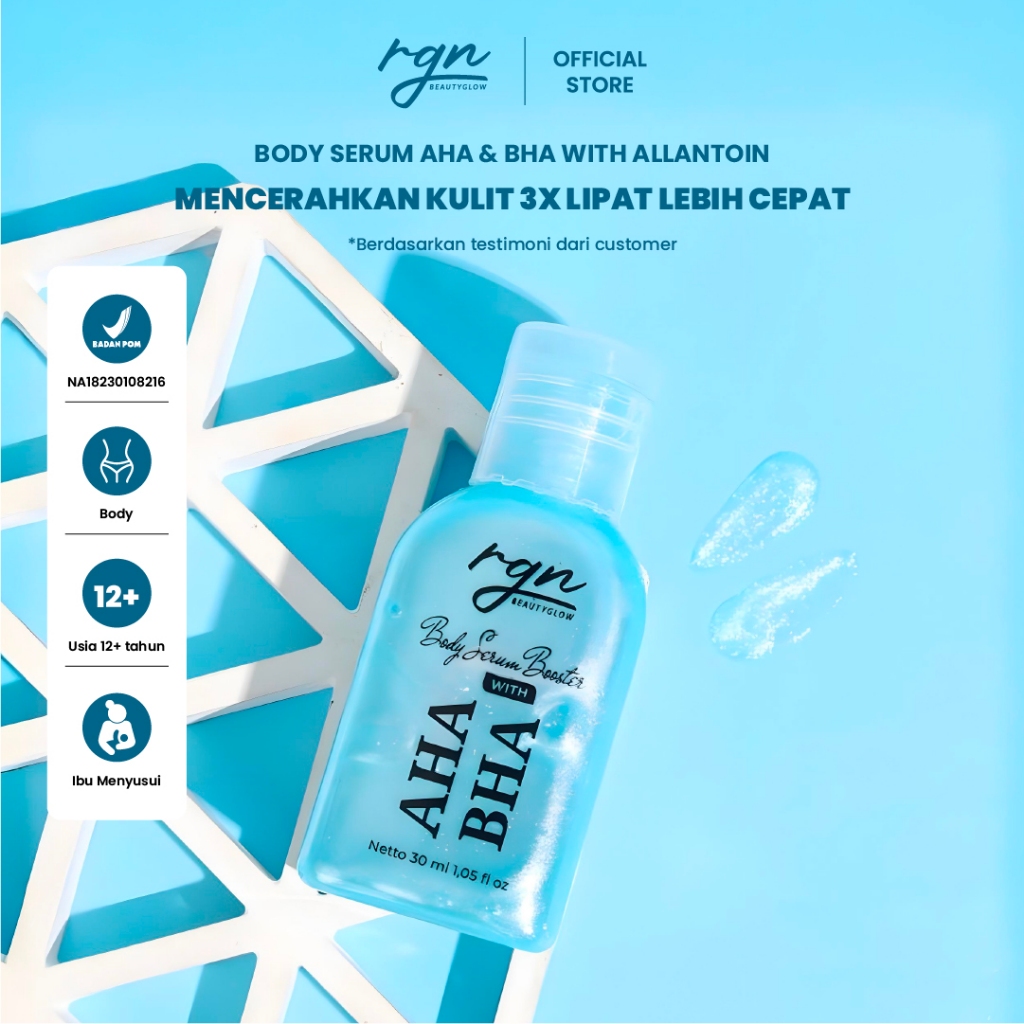RGN Beautyglow Body Serum  With AHA BHA BPOM