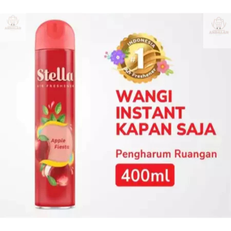 Stella Aerosol 400ML Pengharum Ruangan Semprot Stella Apel | Stella Aerosol Spray | Stella 400ML