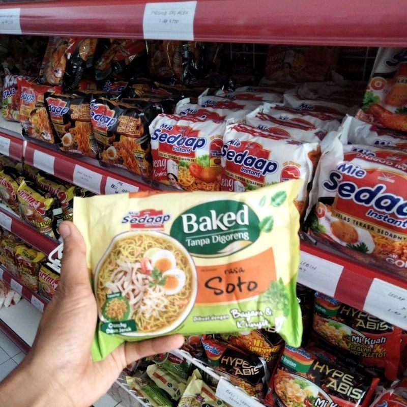 

MIE SEDAAP BAKED GORENG dan SOTO 3 pcs