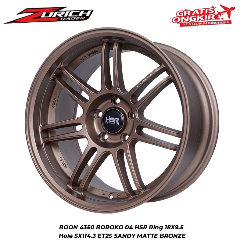 Paket Velg Mobil Crv Innova Zenix Almaz Xtrail Ring 18 Hsr Wheel Boon Plus Ban Accelera