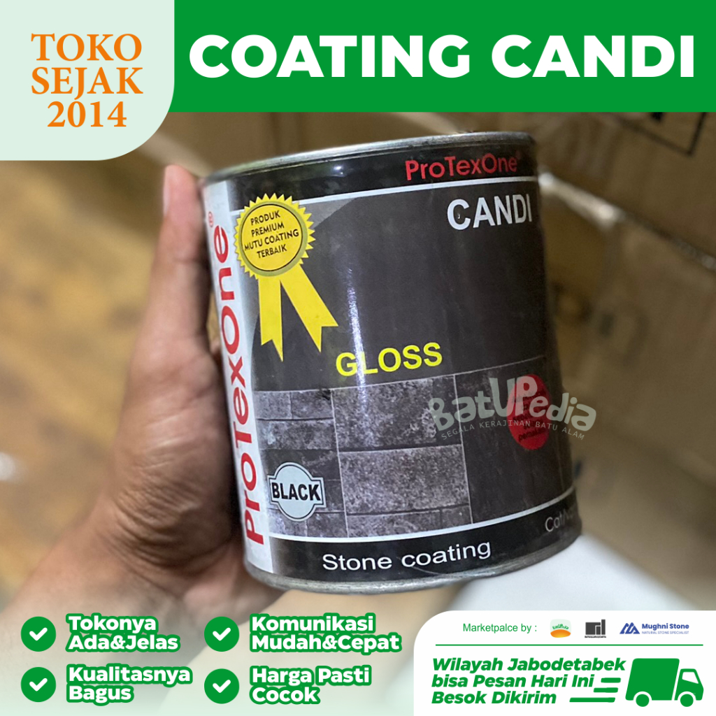 ProtexOne Cat Coating Batu Alam - Candi | Batupedia