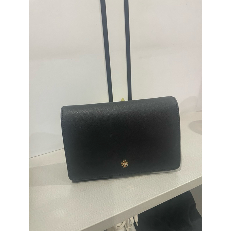 tory burch asli original preloved black tas wanita selempang mewah luxury