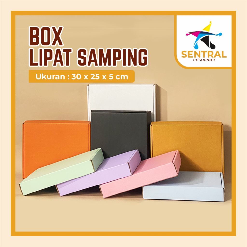 

Box DC LS (30 x 25 x 5 cm) - Kardus Packing Kado Gift Box Aesthetic / Custom Hampers Murah