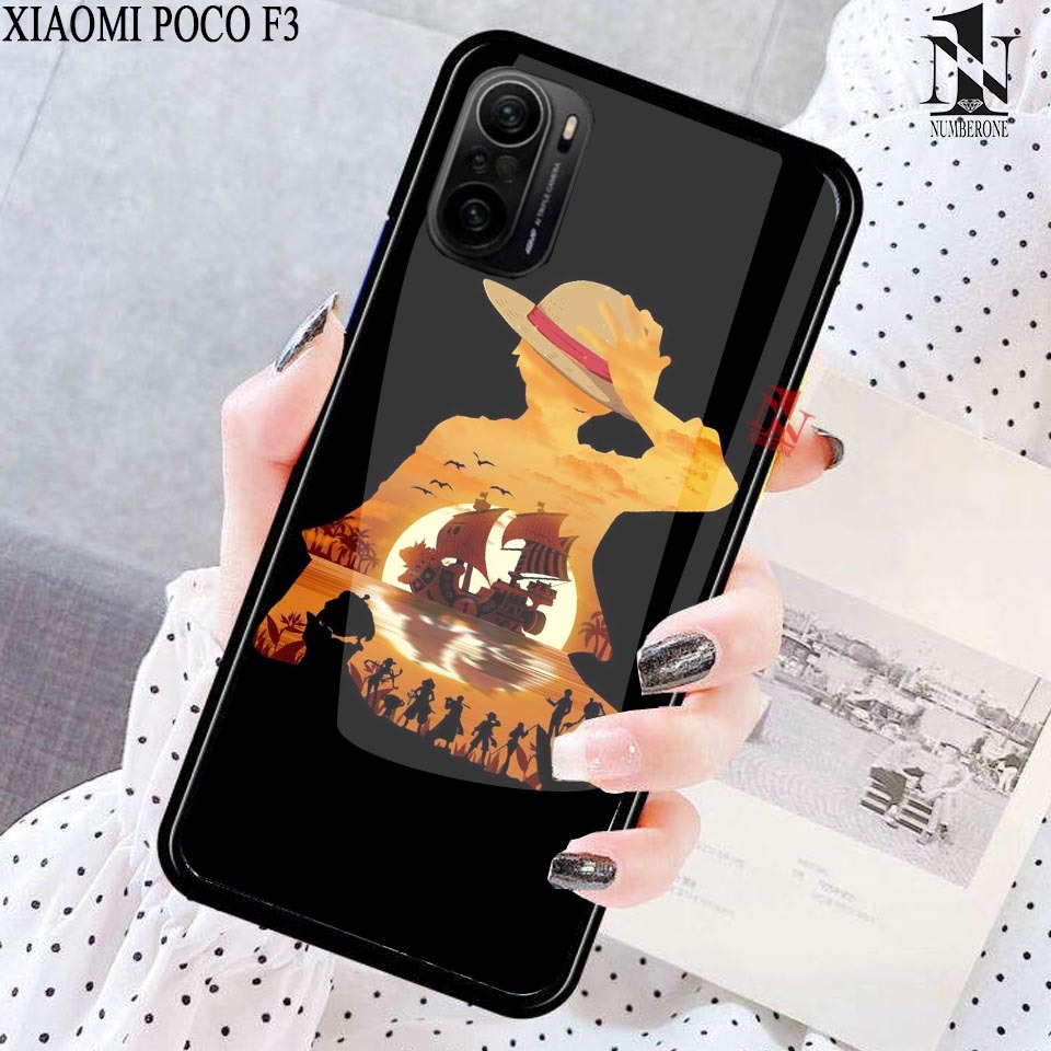 Case Xiaomi poco F3 [one piece] Aneka casing, case, kondom hp, custom case, case aesthetic case mura