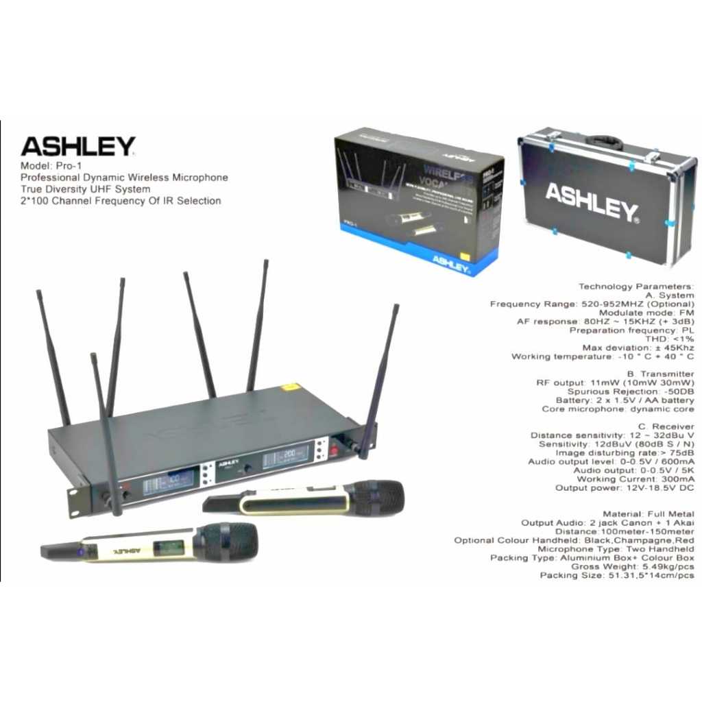 MIC WIRELES ASHLEY PRO 1 ORIGINAL