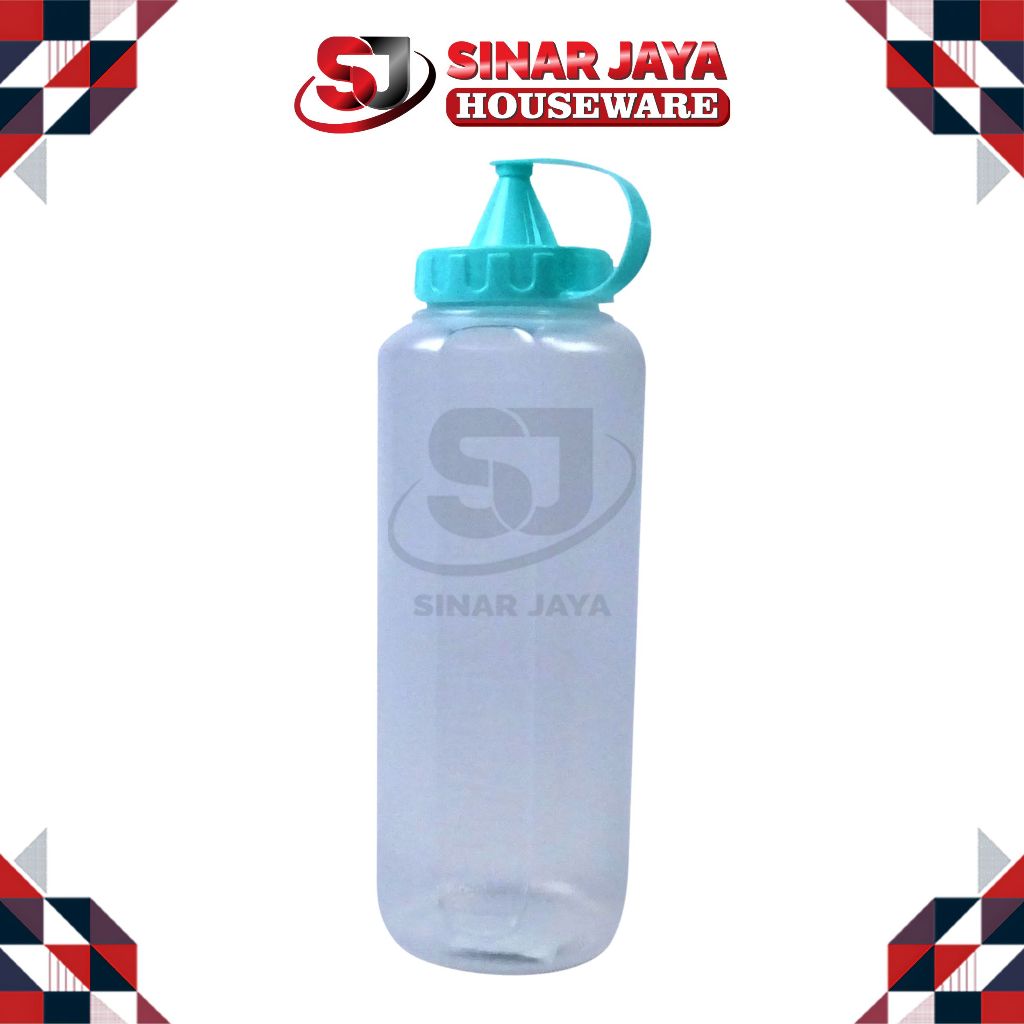 Botol Kecap Vita 1000ml/Botol Kecap Saos Plastik/Botol Kecap Serbaguna