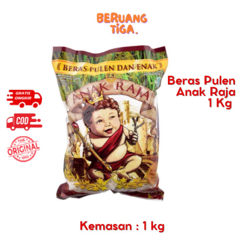 

BERAS PULEN ANAK RAJA 1 KG