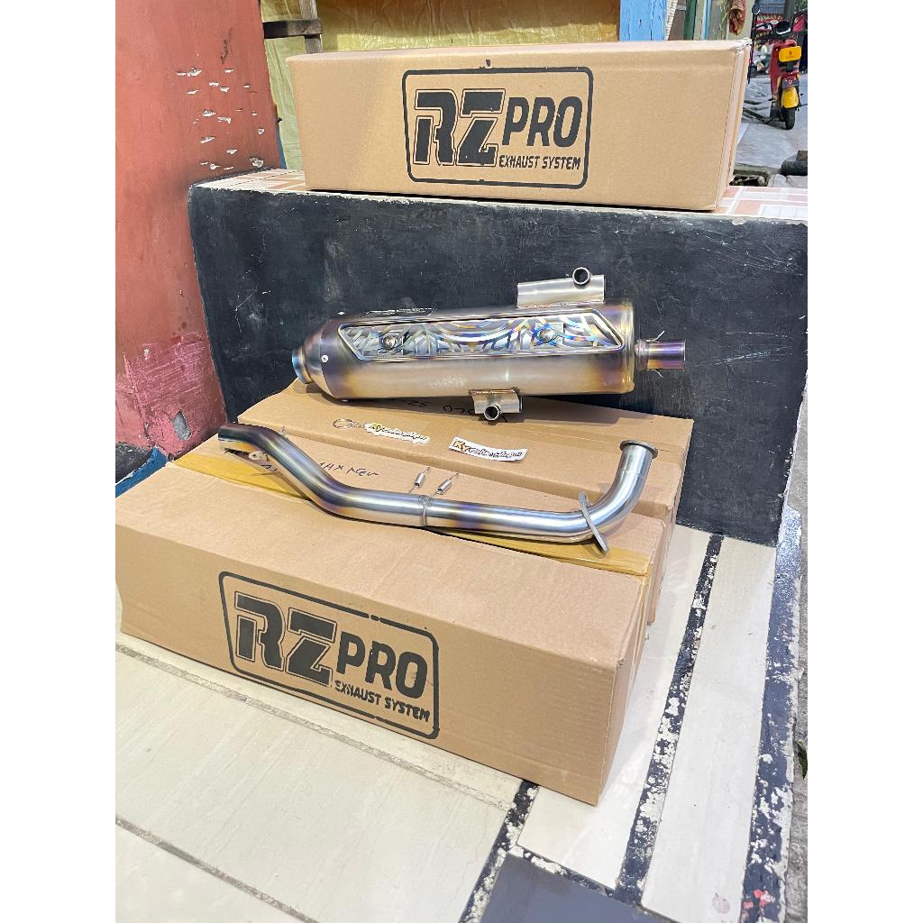 LIVE - KNALPOT KONDOMAN TYPE SR SUNBLUE N-MAX OLD NMAX LAMA / TYPE SARINGAN BOR-BORAN SARTENG SARING