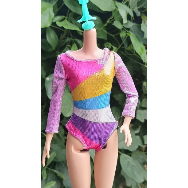 baju renang tangan panjang untuk boneka standard