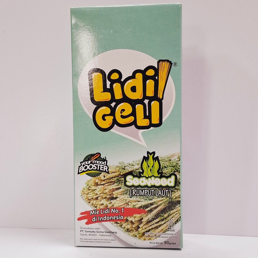 

(Lidi Geli) Mie Lidi Rasa SEAWEED 90gr