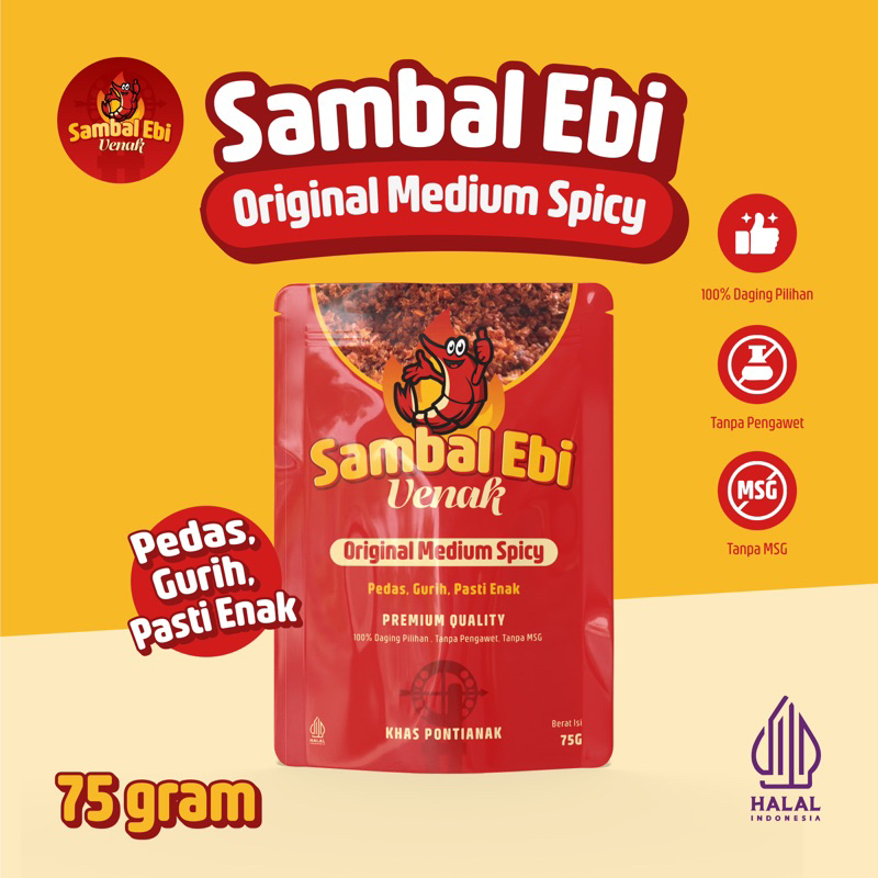 

sambal ebi uenak | original medium spicy