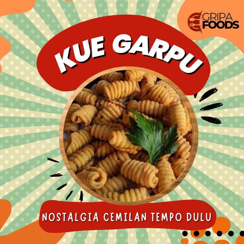 

Kue Garpu/ Kue Garpu Renyah / Jajanan Dulu (Homemade)