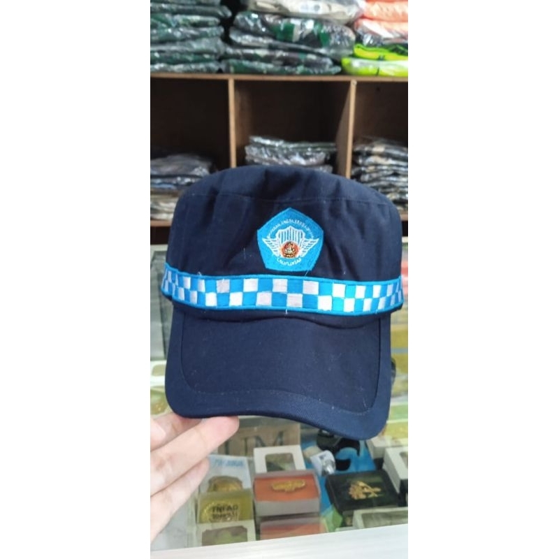 TOPI KOMANDO BALANTAS BIRU TERBARU TOPI BALANTAS TERMURAH TOPI BALANTAS BANSER