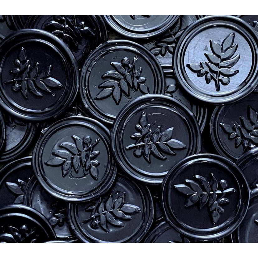 

(CLG) PECAN - 1 Pcs seal wax coin sticker siap pakai ready stock (Include double tape) / souvenir pernikahan / accesories / calligraphy / journaling / undangan / hampers
