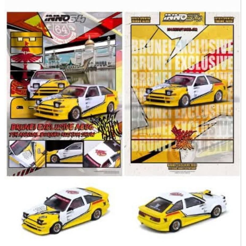 INNO IN64-AE86T-BDKS24 TOYOTA SPRINTER TRUENO AE86 BRUNEI SHOW