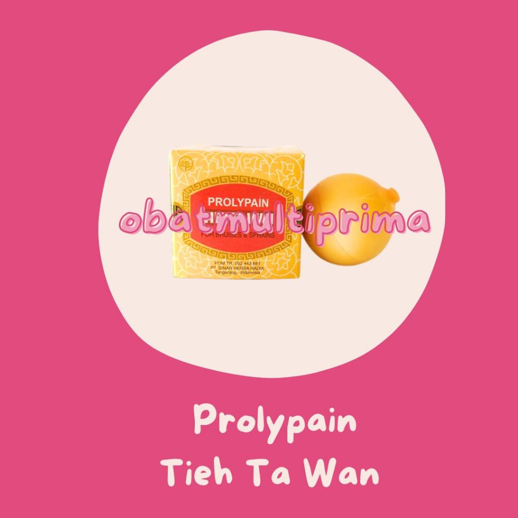 Prolypain Tieh Ta Wan - Obat Herbal Cina Luka Dalam Memar Bengkak
