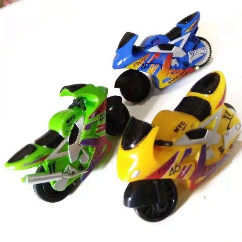 Mainan Motor GP Anak Fullback Jump Kecil / Mainan Motor GP Anak Motor Tarik Spin Go
