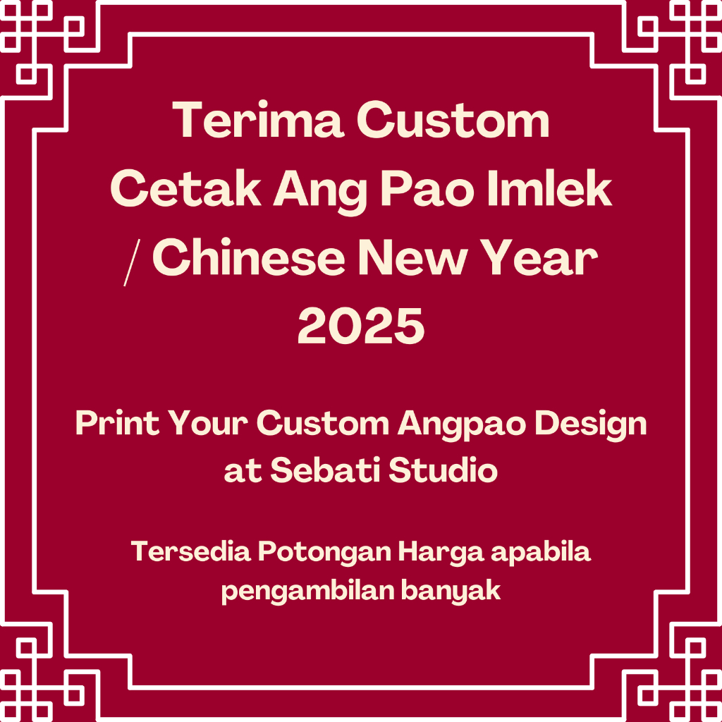 

Custom Cetak Ang Pao Imlek / Chinese New Year 2025