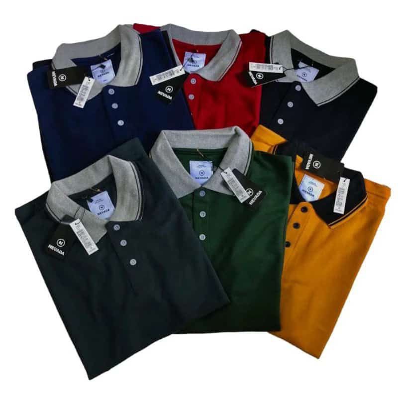 Kaos Kerah Nevada Polo Shirt Merek Nevada Pria Dan Wanita