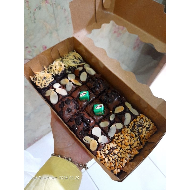 

Brownies Sekat | Fudgy Brownies | brownies panggang | brownies custom