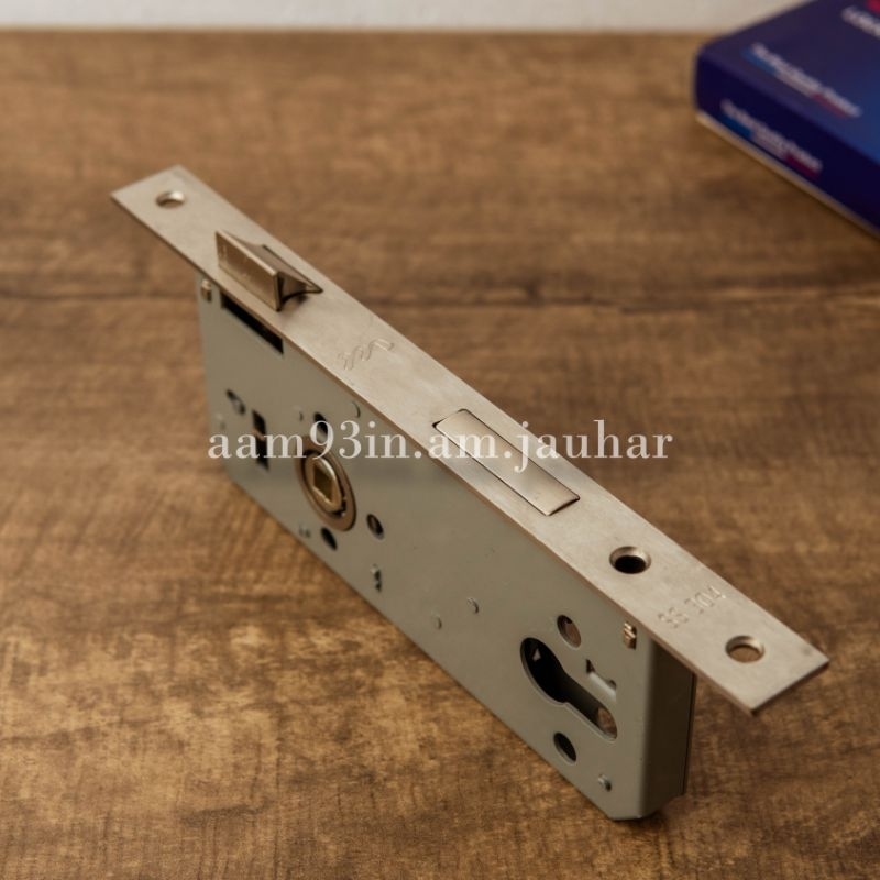Body bodi kunci pintu Lidah Lancip 8022 kupu tarung stainless steel LOCK BODY merek MULLER MUBEO ADL