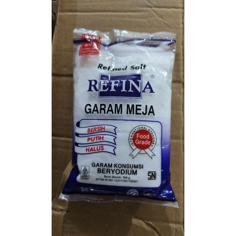 

Refina Garam Meja Halus 500gr Refined Salt Beryodium