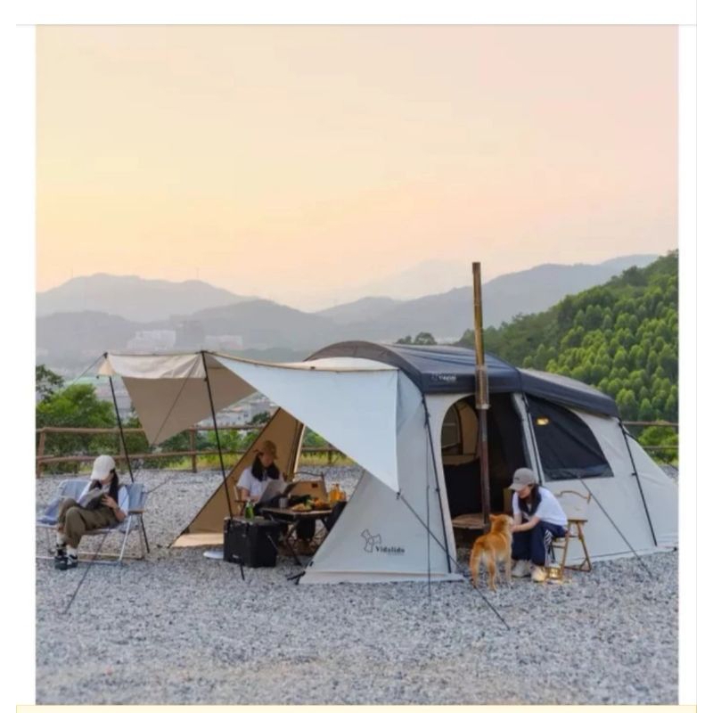 Tenda Tunnel Vidalido Sanstay ready warna putih