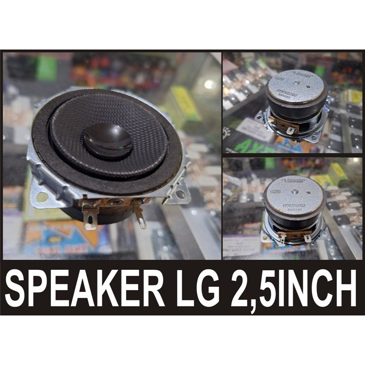 SPEAKER VOKAL MIDDLE 2.5INCH KENCANG 2.5 INCH MAGNET BESAR LG ORIGINAL HITAM