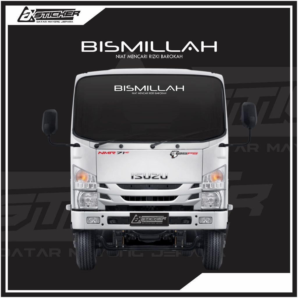 STICKER KACA DEPAN TRUCK GIGA ELF CANTER DAN SEGALA JENIS MOBIL TERBARU 2025