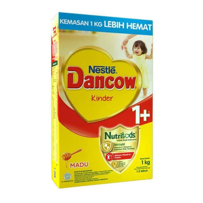 Susu Dancow 1kg susu bayi susu formula pertumbuhan dancow 1+ dan 3+ madu vanila