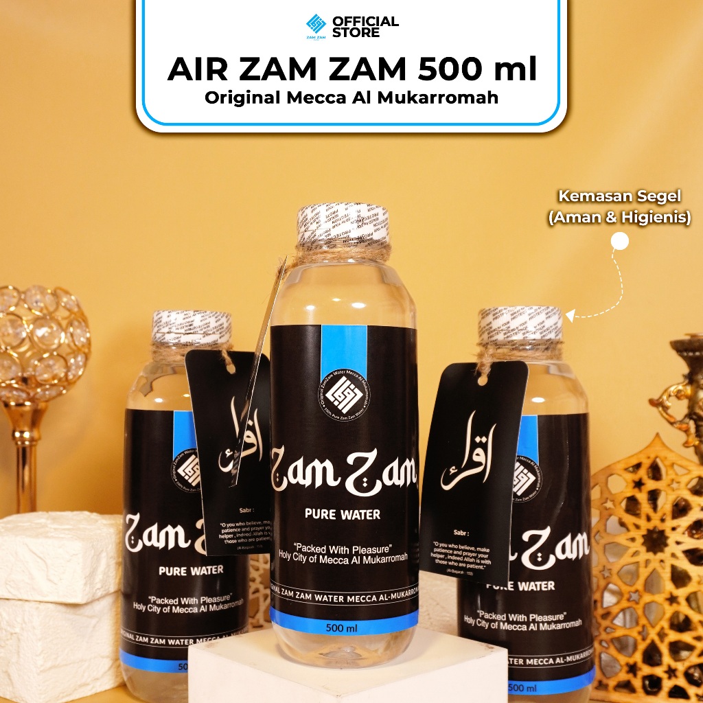 

[500 ML-ZAM3] AIR ZAM ZAM ASLI MEKKAH AL MUKARROMAH - 500 ML