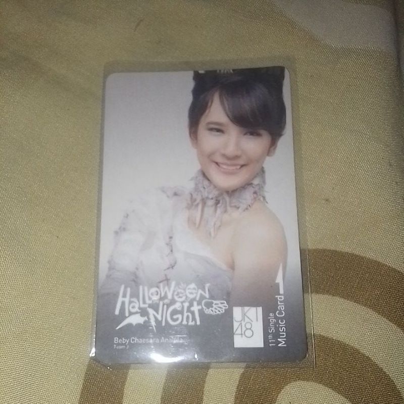 music card Beby Helloween night JKT48