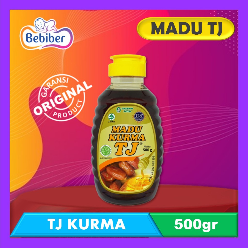 

Madu Tj Kurma 500gr - Madu Kurma membantu mempercepat proses penyembuhan - Madu Murni Asli - Bebiber