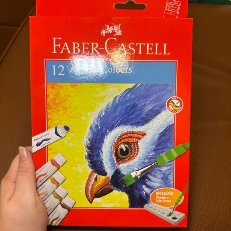 

Faber Castell Acrylic tube 12 colours - Cat Akrilik Faber Castell 12ml
