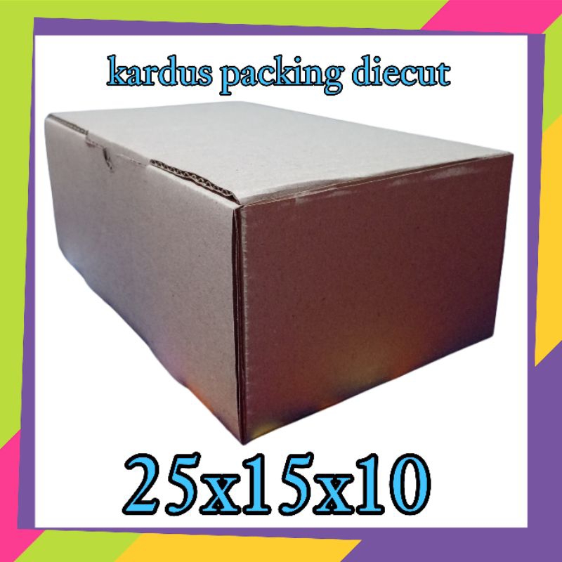 

kardus packing diecut UK 25x15x10 kardus kecil kardus besar